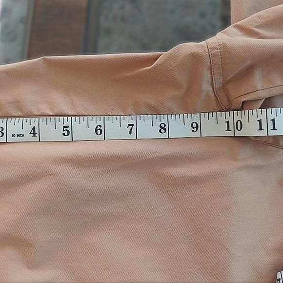 SPANNER light camel mid-rise 9.25" inseam cargo shorts size 2 - Picture 9 of 9